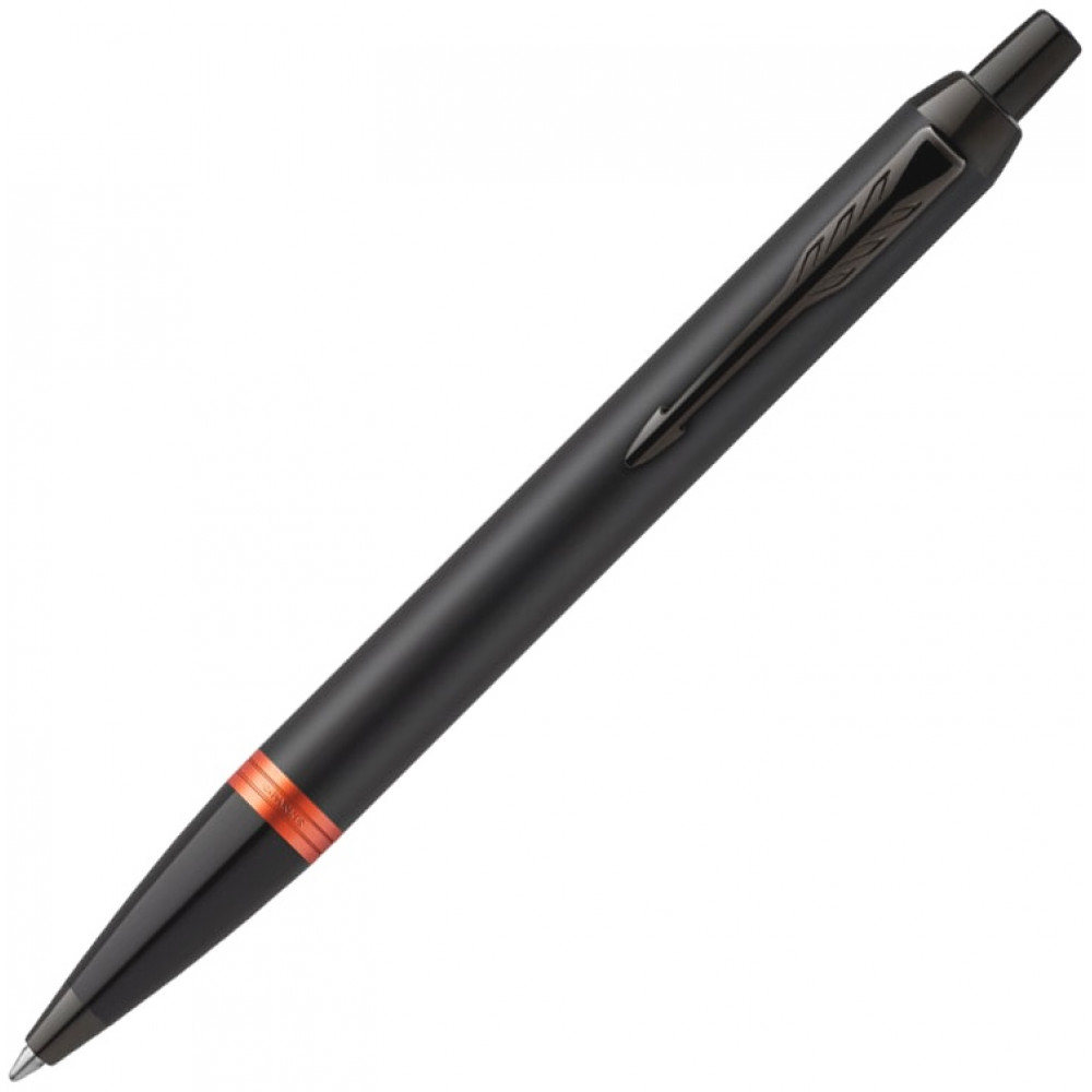 Ручка шариковая Parker IM Vibrant Rings K315, Flame Orange PVD