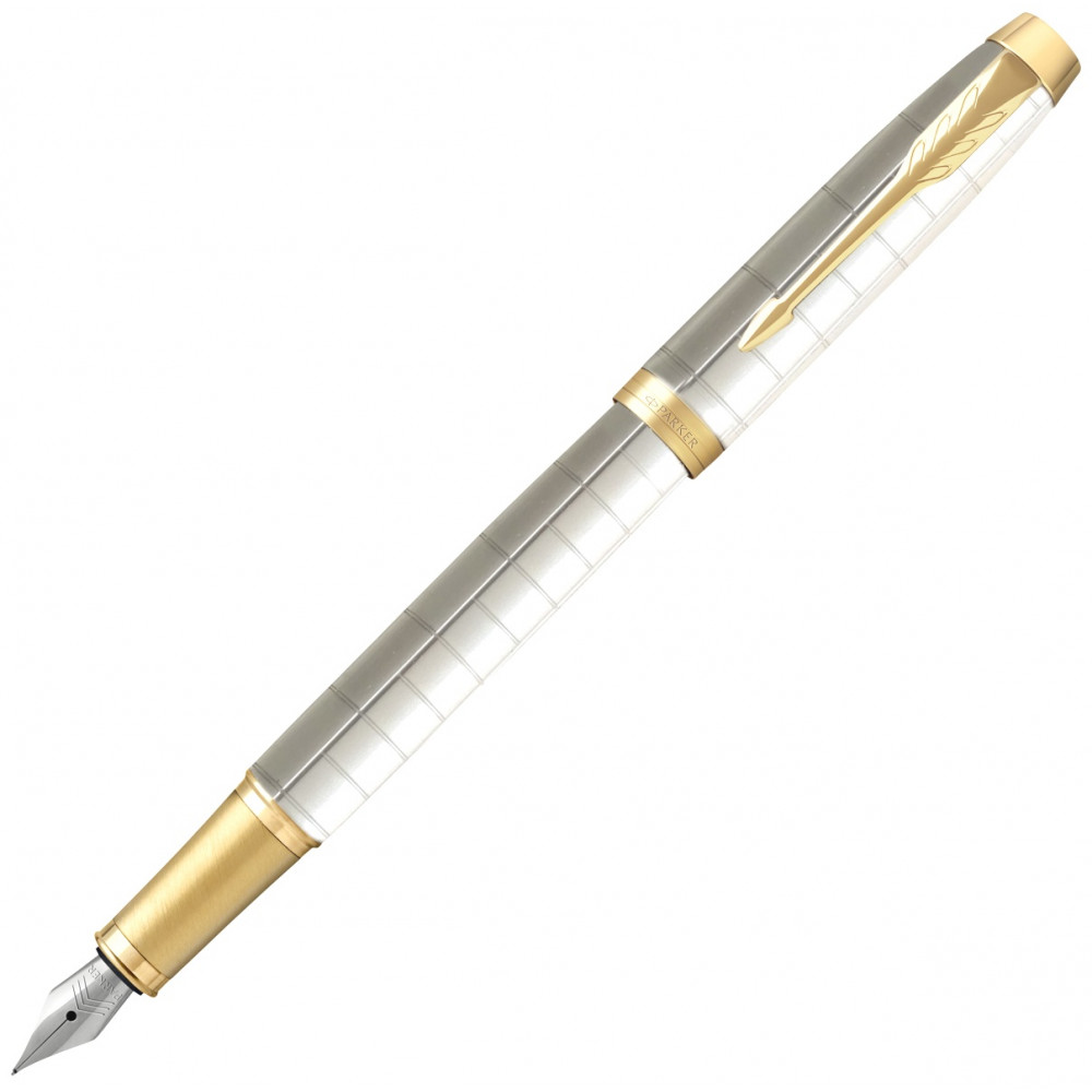 Ручка перьевая Parker IM Premium F318, Pearl GT (Перо F)