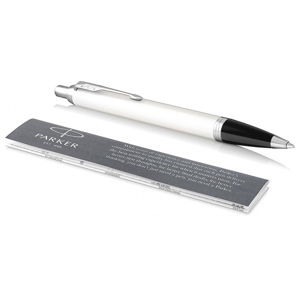 Шариковая ручка Parker IM Core K321, White CT