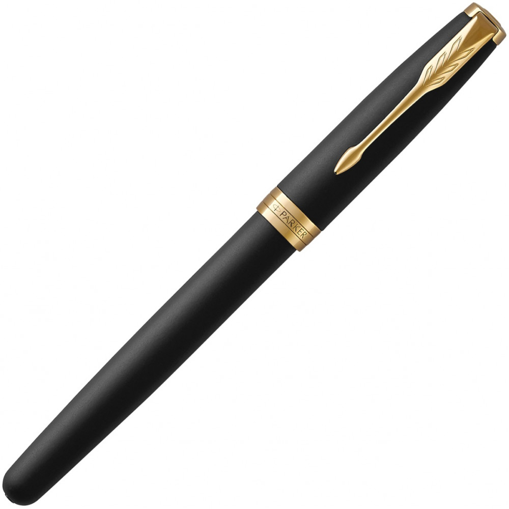 Перьевая ручка Parker Sonnet Core F528, Matte Black GT (Перо F)