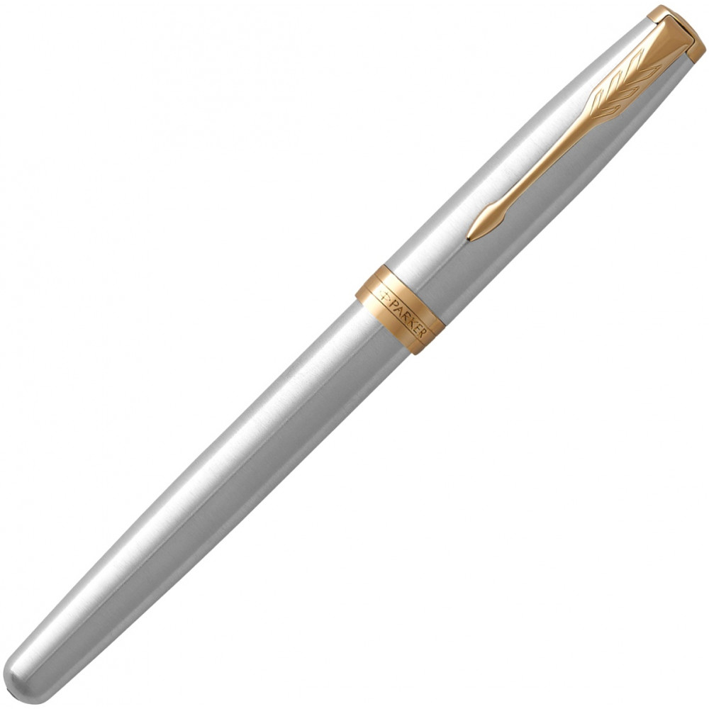 Перьевая ручка Parker Sonnet Core F527, Stainless Steel GT (Перо F)