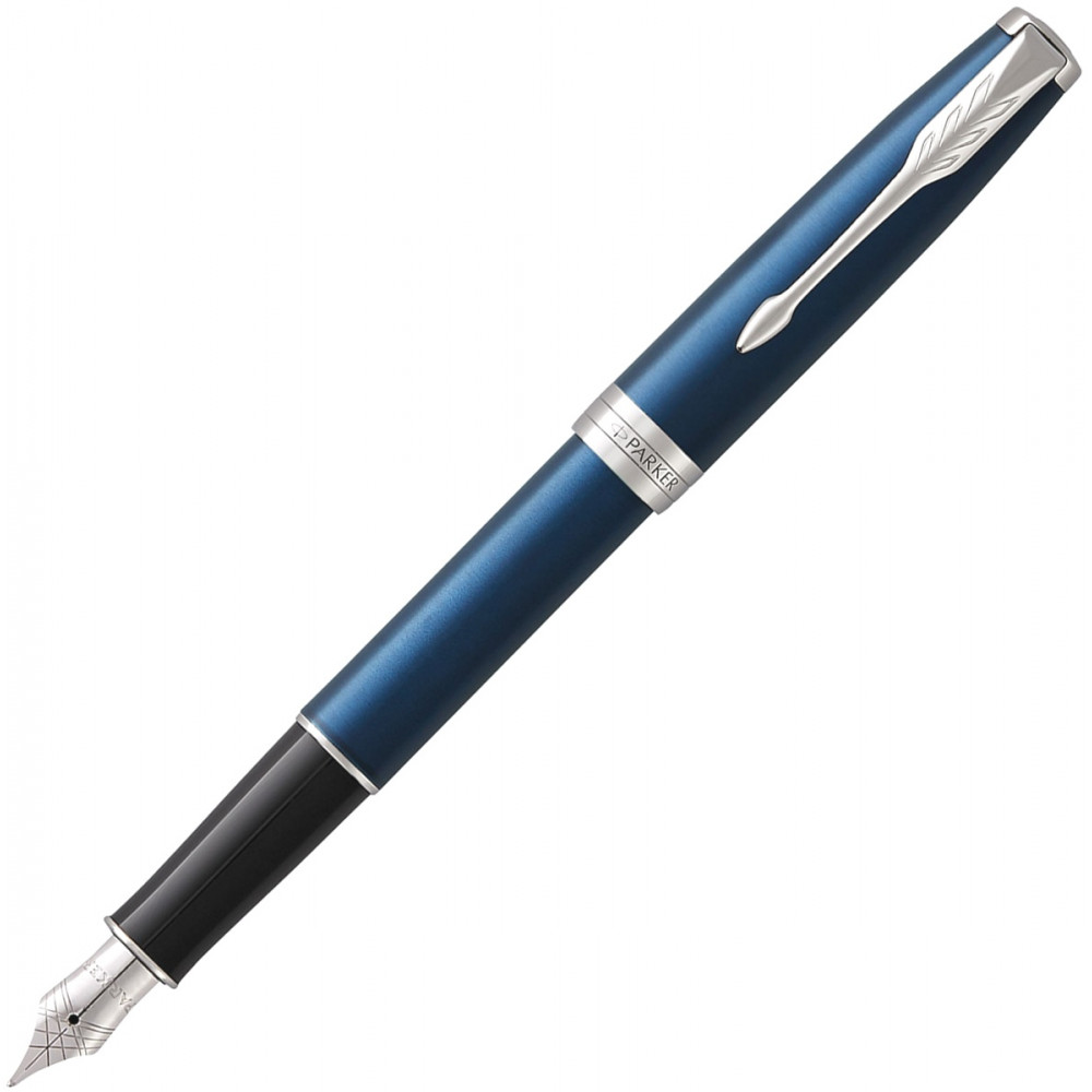 Ручка перьевая Parker Sonnet Core F539, Lacquer Blue CT (Перо F)