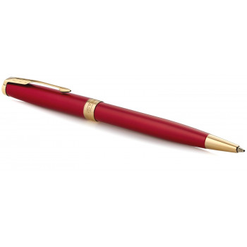 Шариковая ручка Parker Sonnet Core K539, Lacquer Intense Red GT