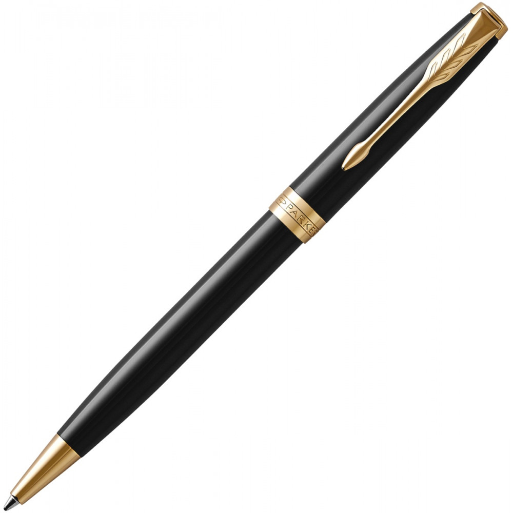 Набор Parker 2022: шариковая ручка Parker Sonnet Core K530, Black GT + чехол для ручки