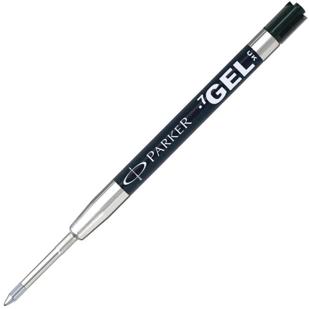 Набор: глевая ручка Parker Jotter Original + черные гелевые стержни 5шт толщина линии (M - 0,7мм), блистер