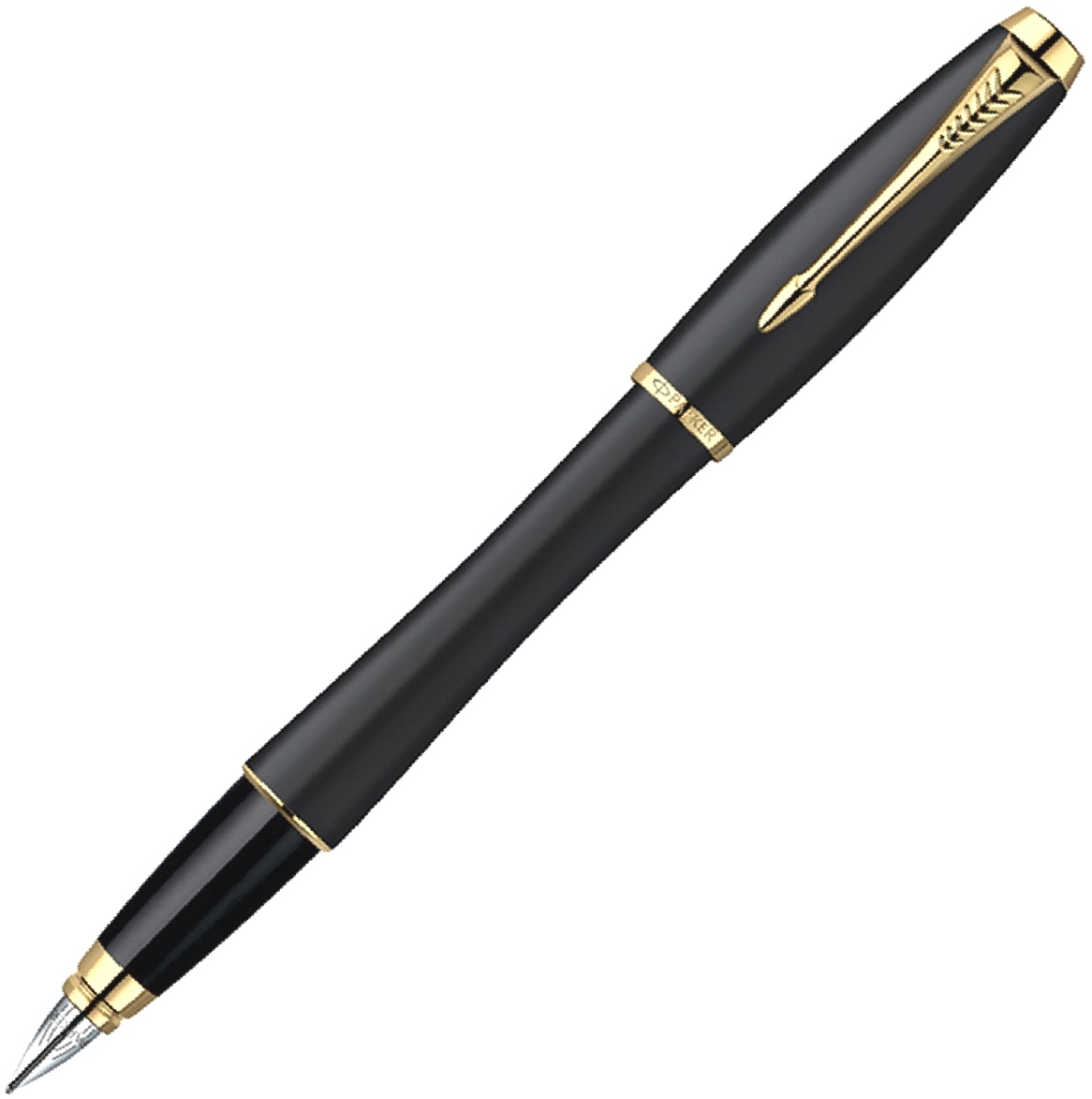 Перьевая ручка Parker (Паркер) Urban (Урбан) F200, Muted Black GT (Перо F)